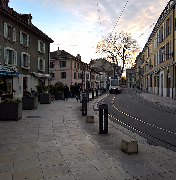 Rue du pont neuf à Carouge, Genève