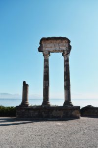 colonnes romaines esplanades marronniers nyon