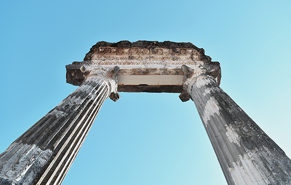 colonnes romaines de nyon, vestiges emblématiques