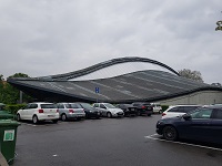 Patinoire des Eaux-Minérales de Morges, Toiture exterieure, Image gratuite - libre de droit - Auteur: Christian Michaud Patinoire-des-Eaux-Minerales-de-Morges-Toiture-Exterieure-Image-Gratuite-libre-de-droit-auteur-Christian-Michaud