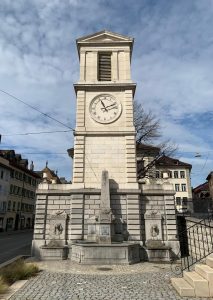 Tour de l'Horloge Vevey Suisse monument historique