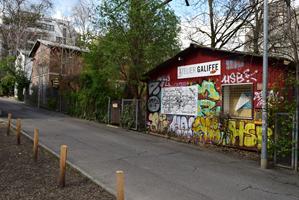 Baraques de l'ancien chemin Galiffe à Genève