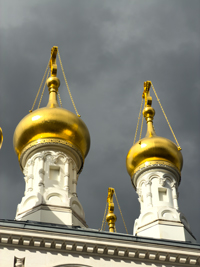 Bulbes dores Église Orthodoxe Russe de Genève